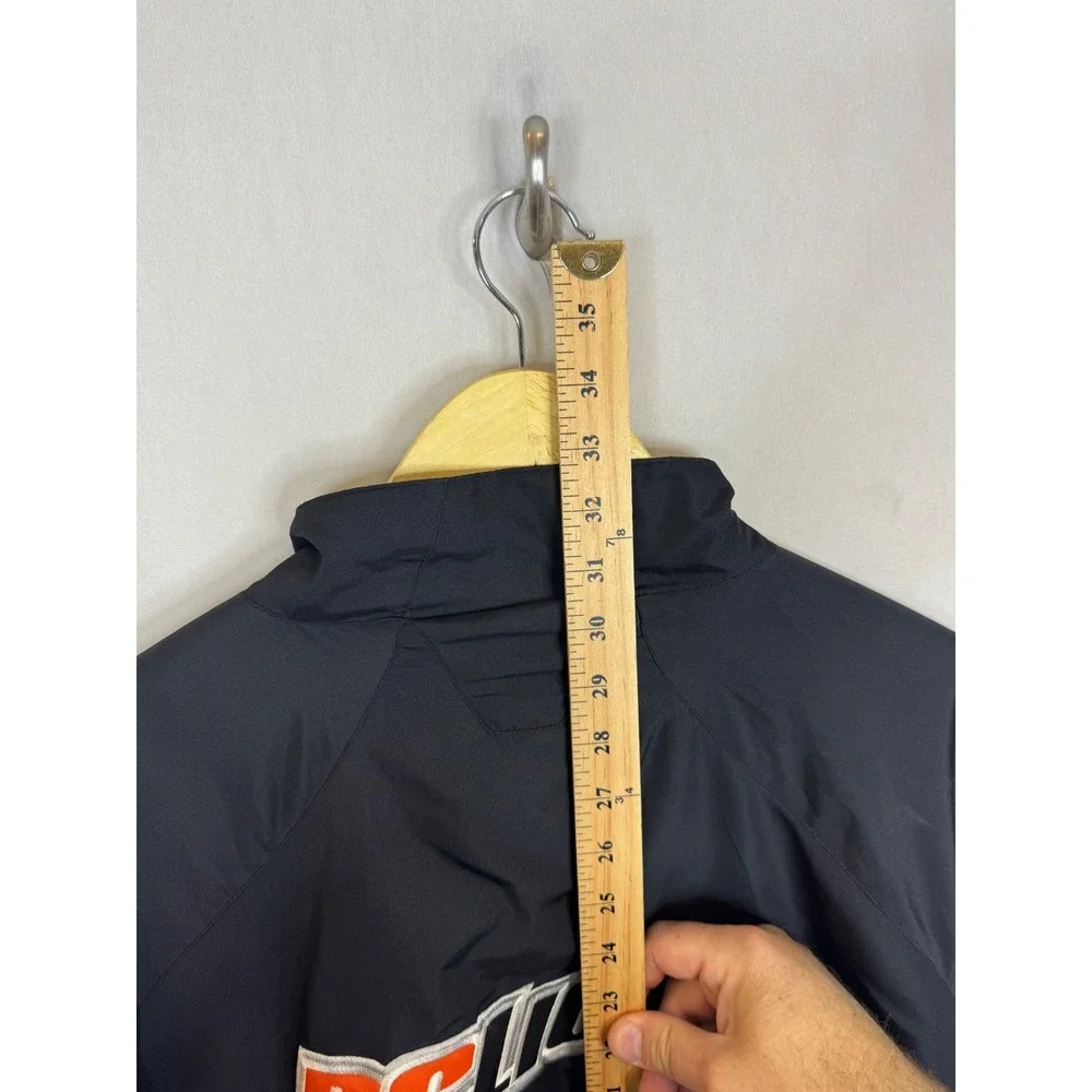 Reebok CFL BC Lions Quarter Zip Windbreaker‎ Jacket Black Orange Mens Large